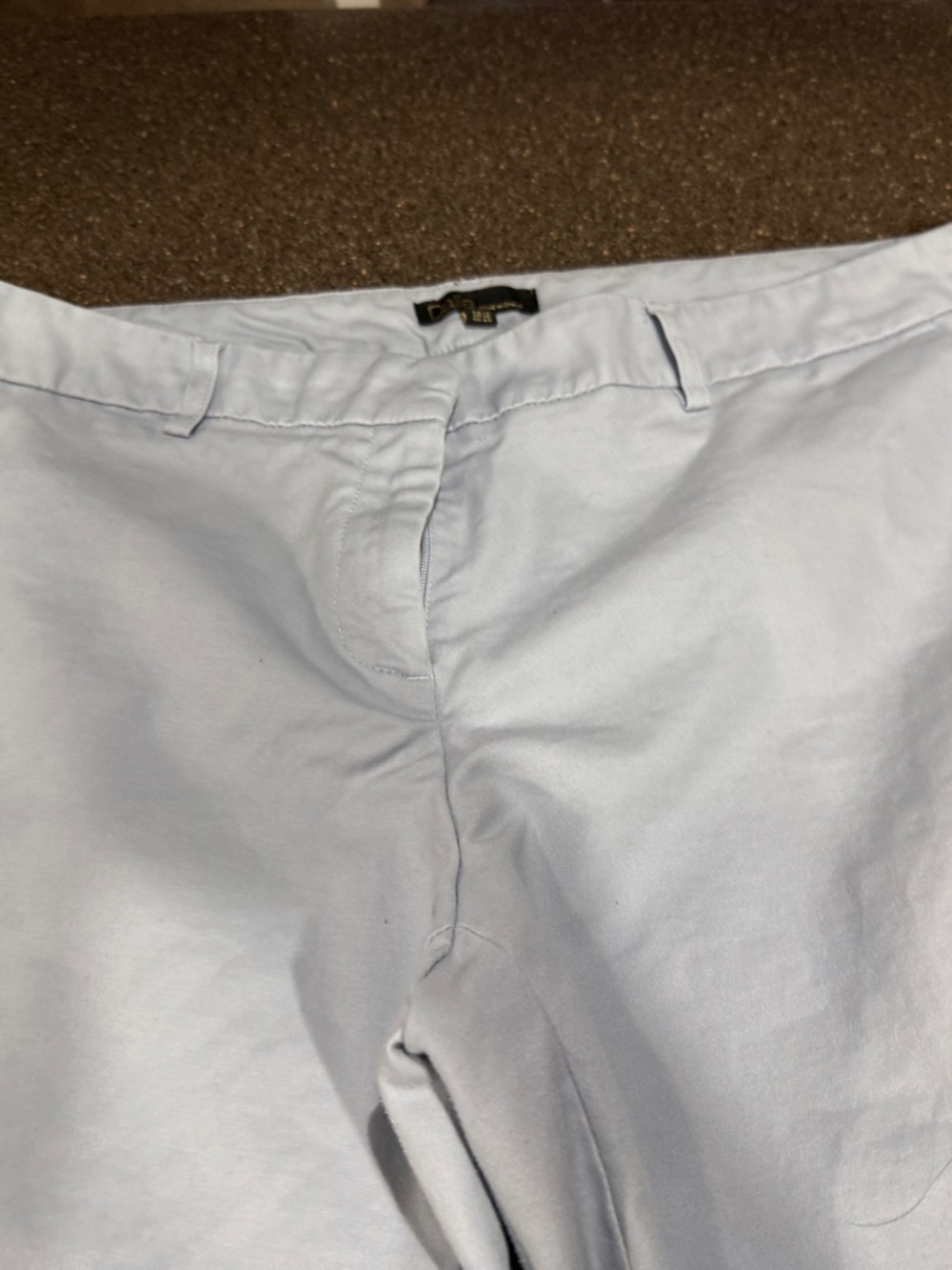 Dalia Light blue Casual cropped pants